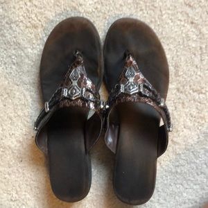 Brown womens sandals